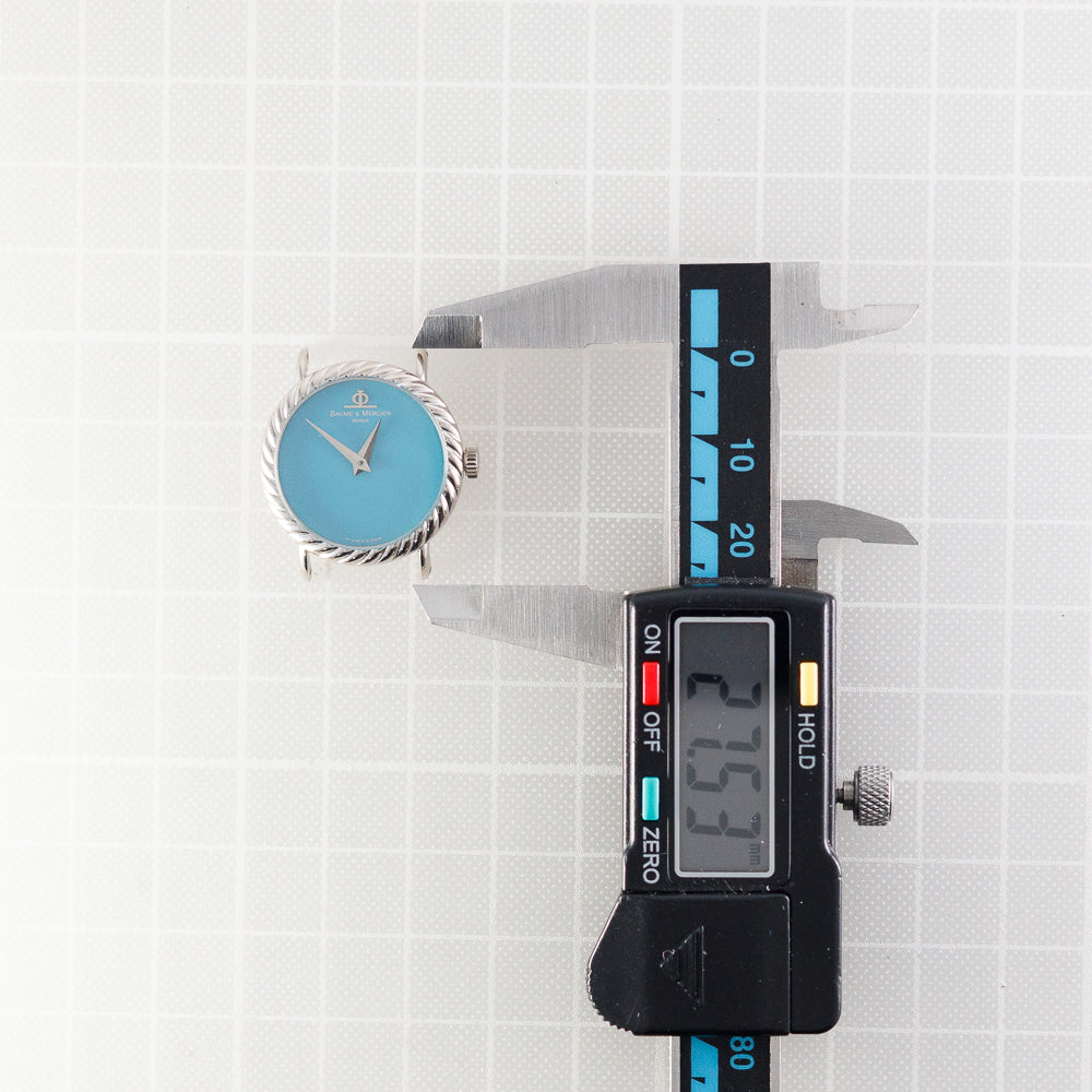 BAUME & MERCIER 18K White Gold Turquoise - Like