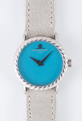 BAUME & MERCIER 18K White Gold Turquoise - Like
