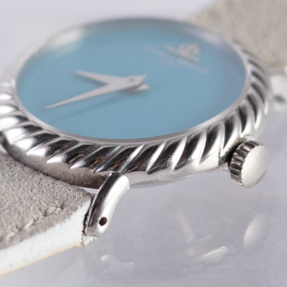 BAUME & MERCIER 18K White Gold Turquoise - Like