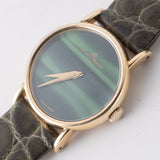 BAUME & MERCIER 18K Yellow Gold Malachite - Like