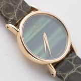 BAUME & MERCIER 18K Yellow Gold Malachite - Like