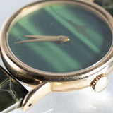BAUME & MERCIER 18K Yellow Gold Malachite - Like