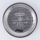 TISSOT Black Gilt Dial Ref.6701-12N