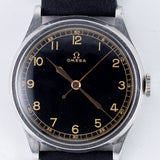 OMEGA Oversize 38mm Black Gilt dial Cal.26.5SC