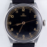 OMEGA Oversize 38mm Black Gilt dial Cal.26.5SC