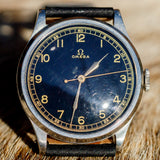 OMEGA Oversize 38mm Black Gilt dial Cal.26.5SC