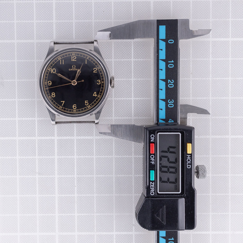 OMEGA Oversize 38mm Black Gilt dial Cal.26.5SC