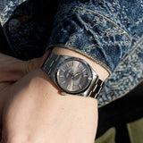 ROLEX OYSTER PERPETUAL Ref.1002 Grey Dial With BOX and Paper, Tag