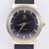 OMEGA Seamaster Ref.14350-2SC Hooded Lugs Black Gilt Dial Bumper