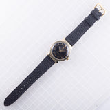 OMEGA Seamaster Ref.14350-2SC Hooded Lugs Black Gilt Dial Bumper