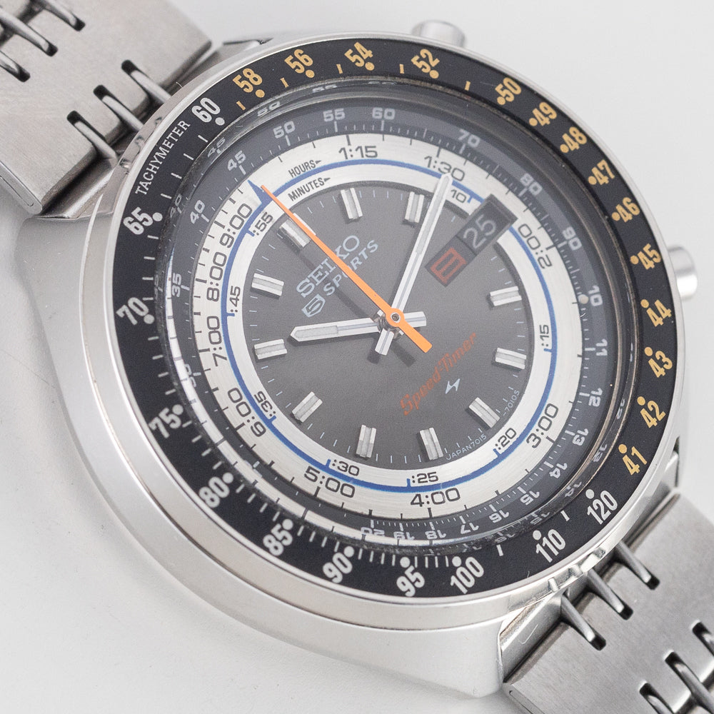 SEIKO 5 SPORTS SPEEDTIMER Rallymeter REF.7015-7010 NOS BOX