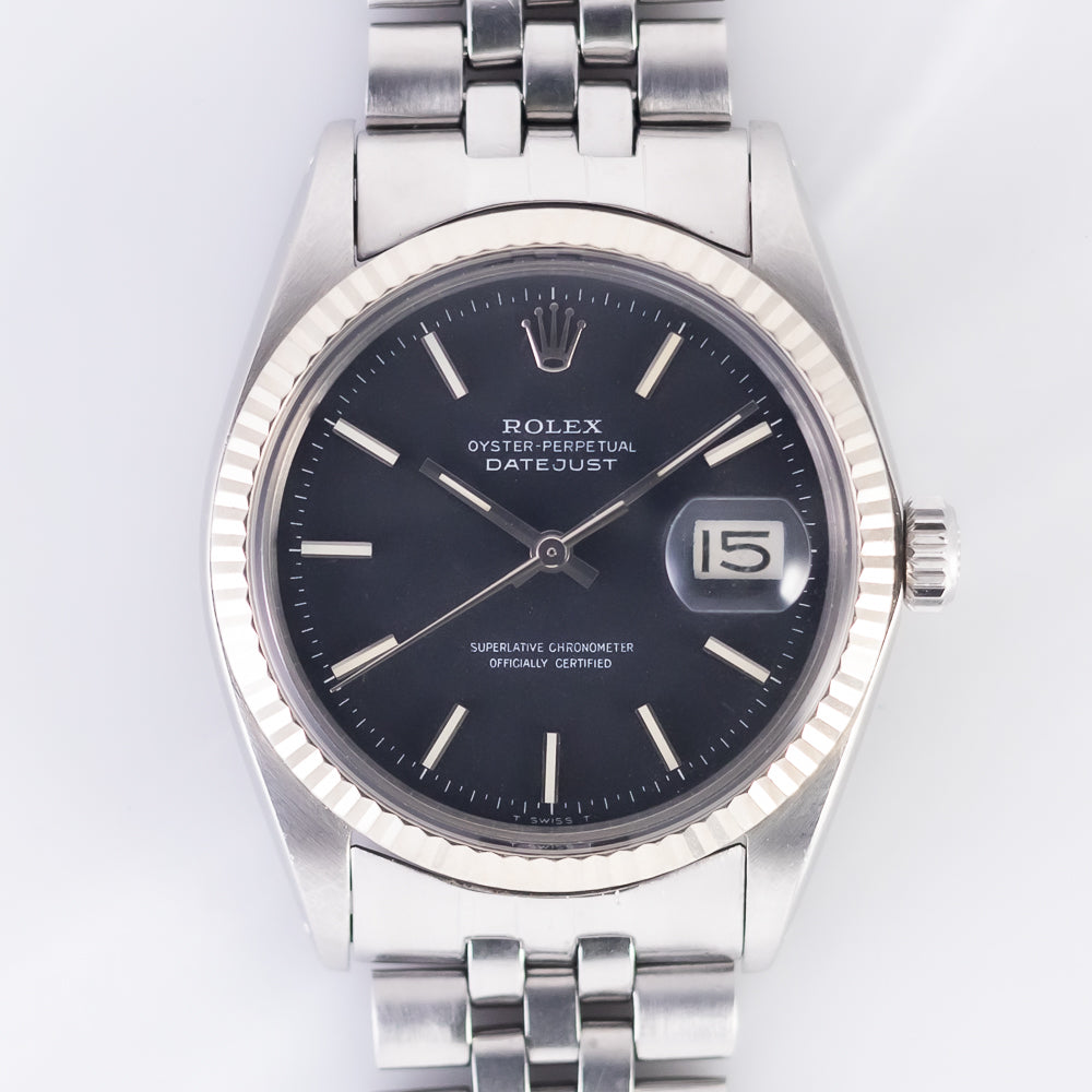 ROLEX DATEJUST Confetti No Lum Ref.1601 w.ROLEX SERVICE Paper