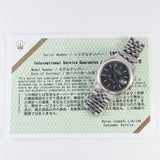 ROLEX DATEJUST Confetti No Lum Ref.1601 w.ROLEX SERVICE Paper