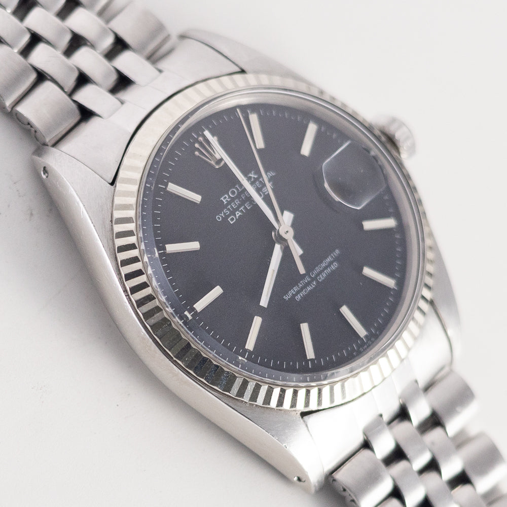 ROLEX DATEJUST Confetti No Lum Ref.1601 w.ROLEX SERVICE Paper