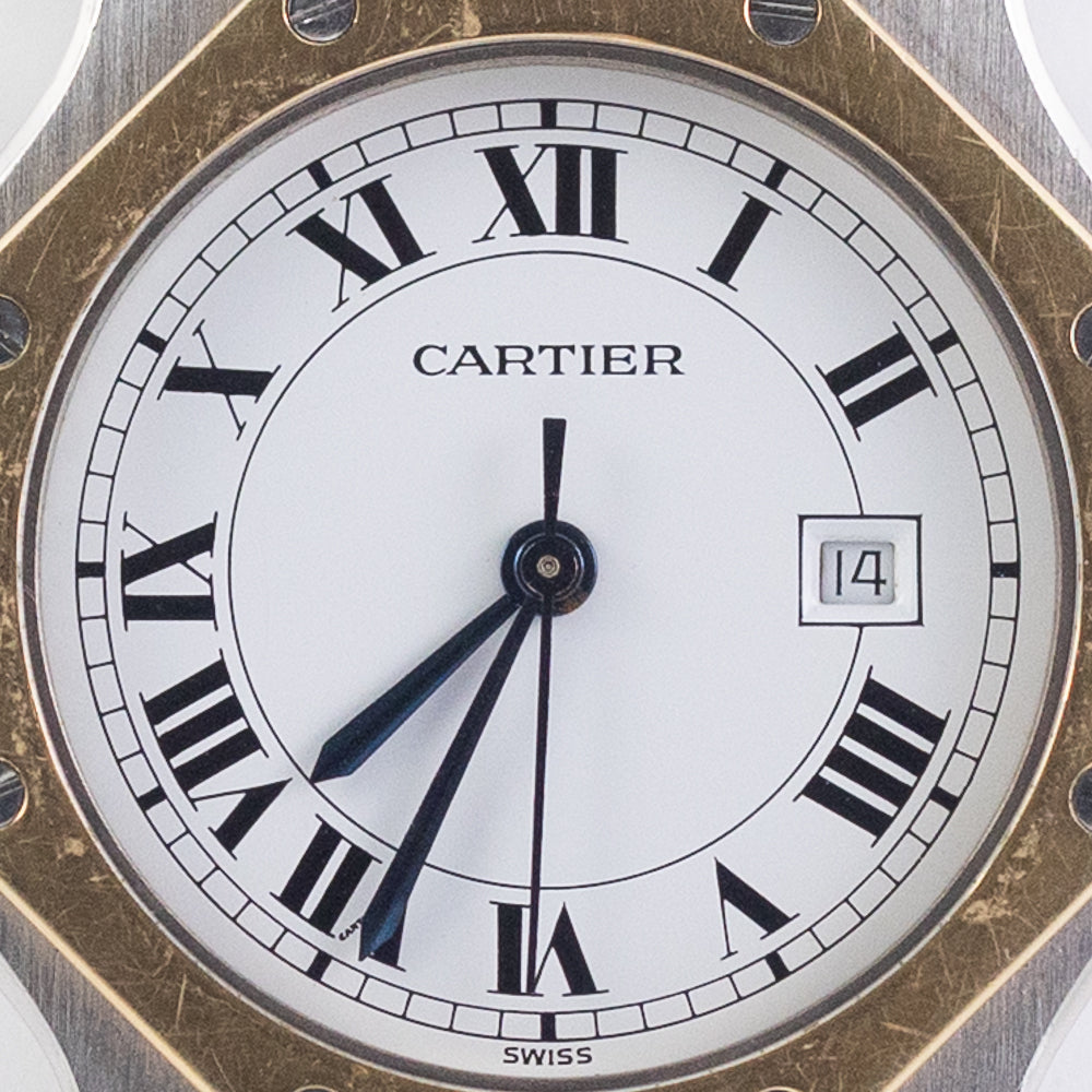 CARTIER LM SANTOS OCTAGON Ref.2966 AUTOMATIC BOX