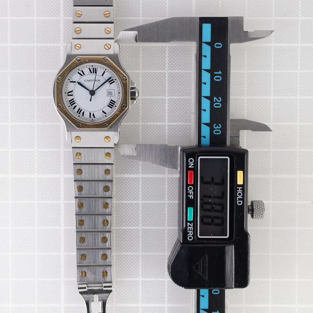 CARTIER LM SANTOS OCTAGON Ref.2966 AUTOMATIC BOX