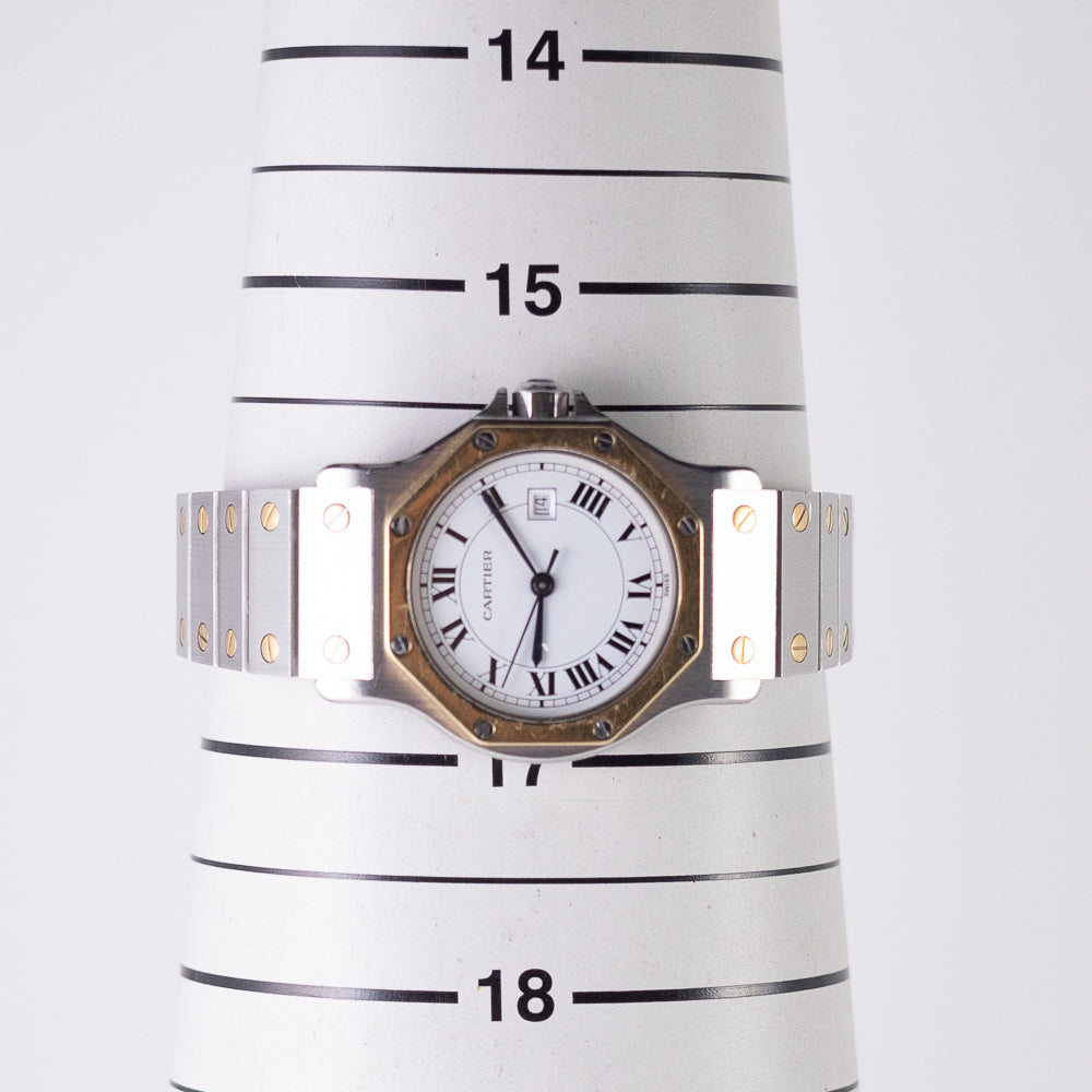CARTIER LM SANTOS OCTAGON Ref.2966 AUTOMATIC BOX