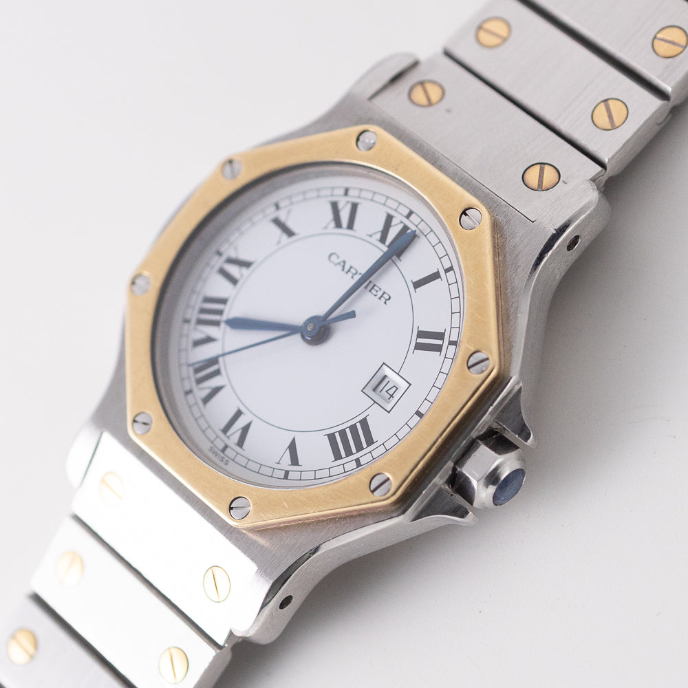 CARTIER LM SANTOS OCTAGON Ref.2966 AUTOMATIC BOX