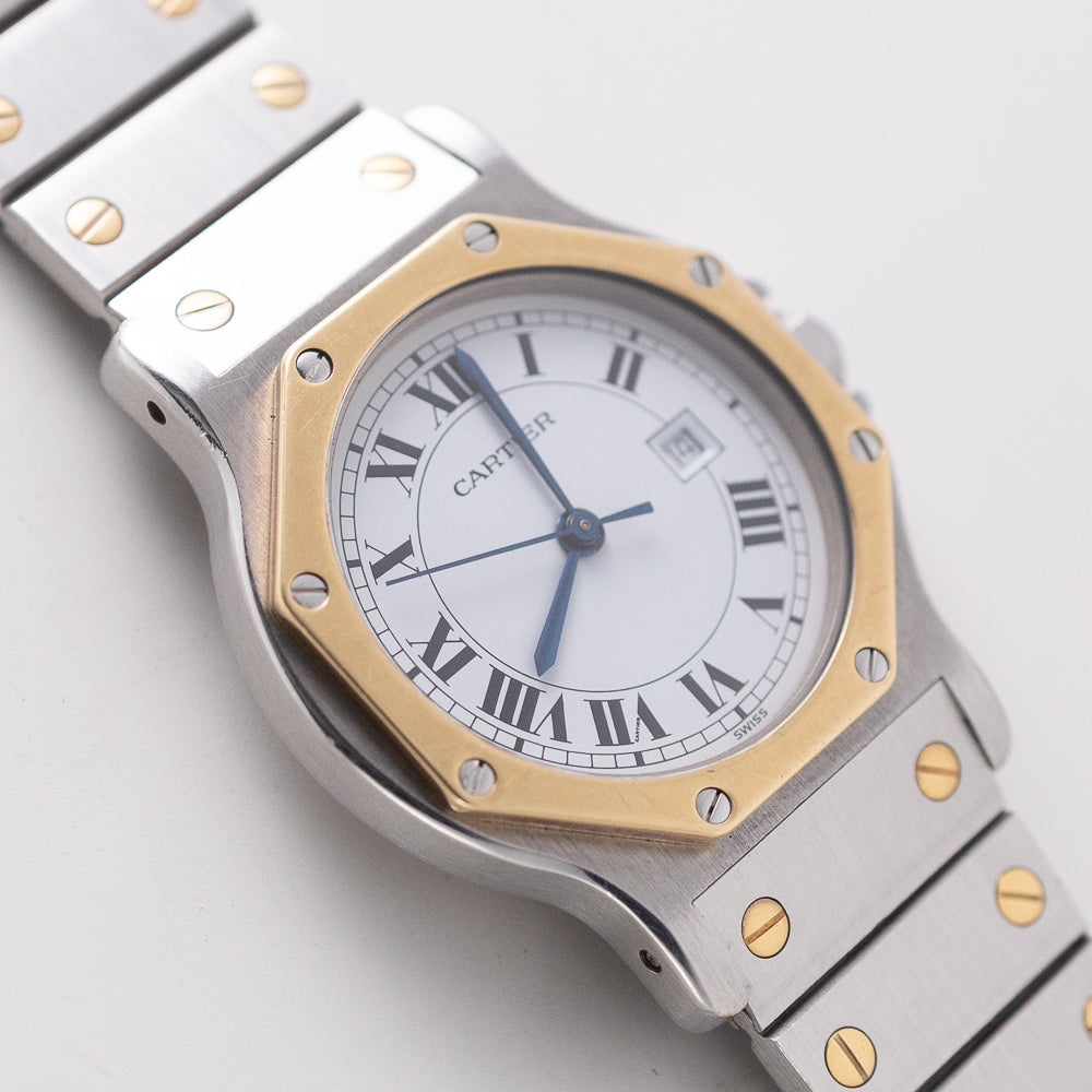 CARTIER LM SANTOS OCTAGON Ref.2966 AUTOMATIC BOX