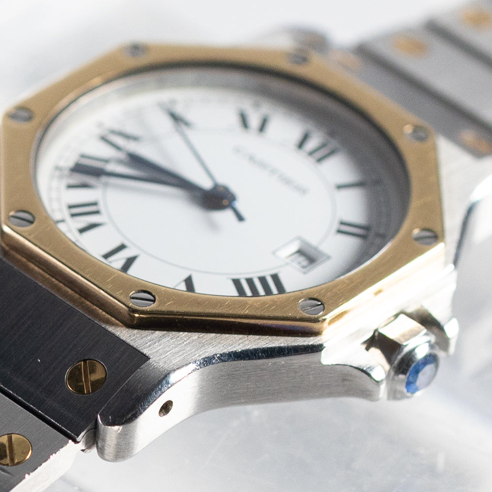 CARTIER LM SANTOS OCTAGON Ref.2966 AUTOMATIC BOX