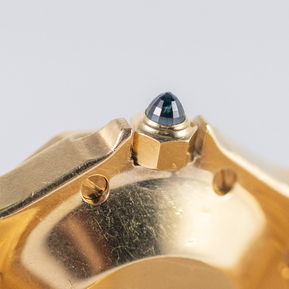CARTIER LM SANTOS OCTAGON 18K Yellow Gold Automatic REF.2965