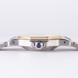 CARTIER LM SANTOS OCTAGON Automatic Ref.2966 Godron Bracelet