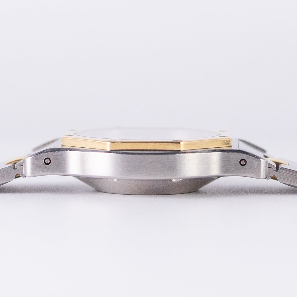 CARTIER LM SANTOS OCTAGON Automatic Ref.2966 Godron Bracelet