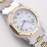 CARTIER LM SANTOS OCTAGON Automatic Ref.2966 Godron Bracelet