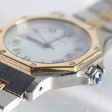 CARTIER LM SANTOS OCTAGON Automatic Ref.2966 Godron Bracelet