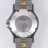 CARTIER LM SANTOS OCTAGON Automatic Ref.2966 Godron Bracelet