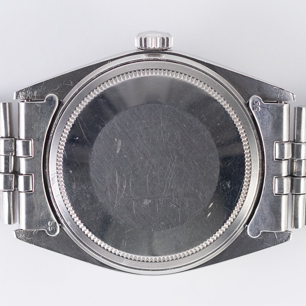 ROLEX DATEJUST Ref.1603 Glossy Black Gilt Dial
