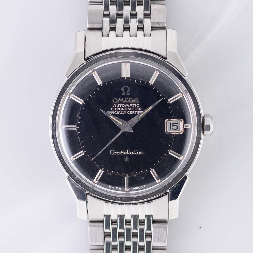 OMEGA Constellation Mint Black Gilt Dial Ref.168.005 – TIMEANAGRAM