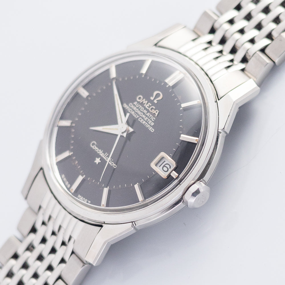 OMEGA Constellation Mint Black Gilt Dial Ref.168.005