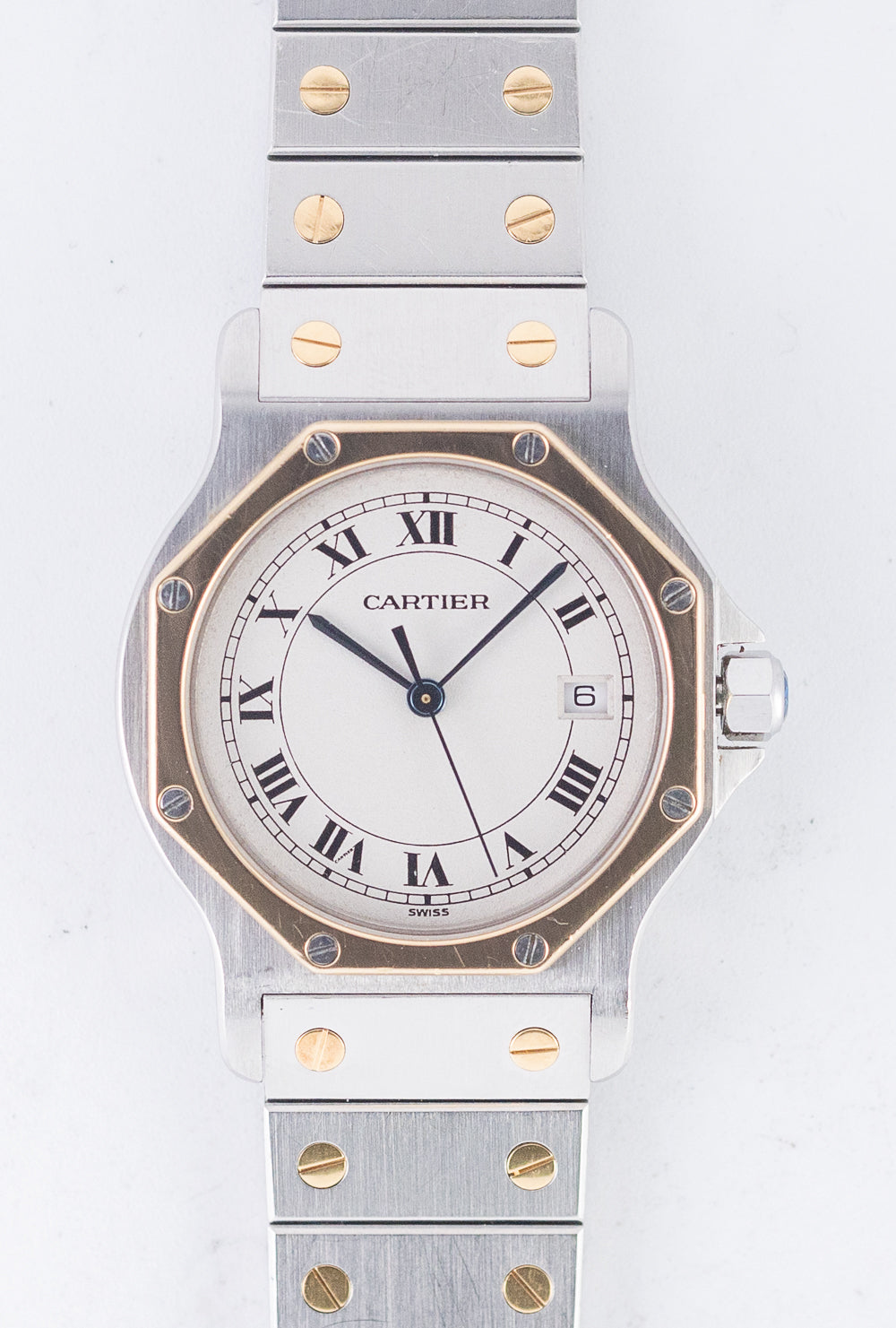 CARTIER LM SANTOS OCTAGON Ref.187902 with BOX