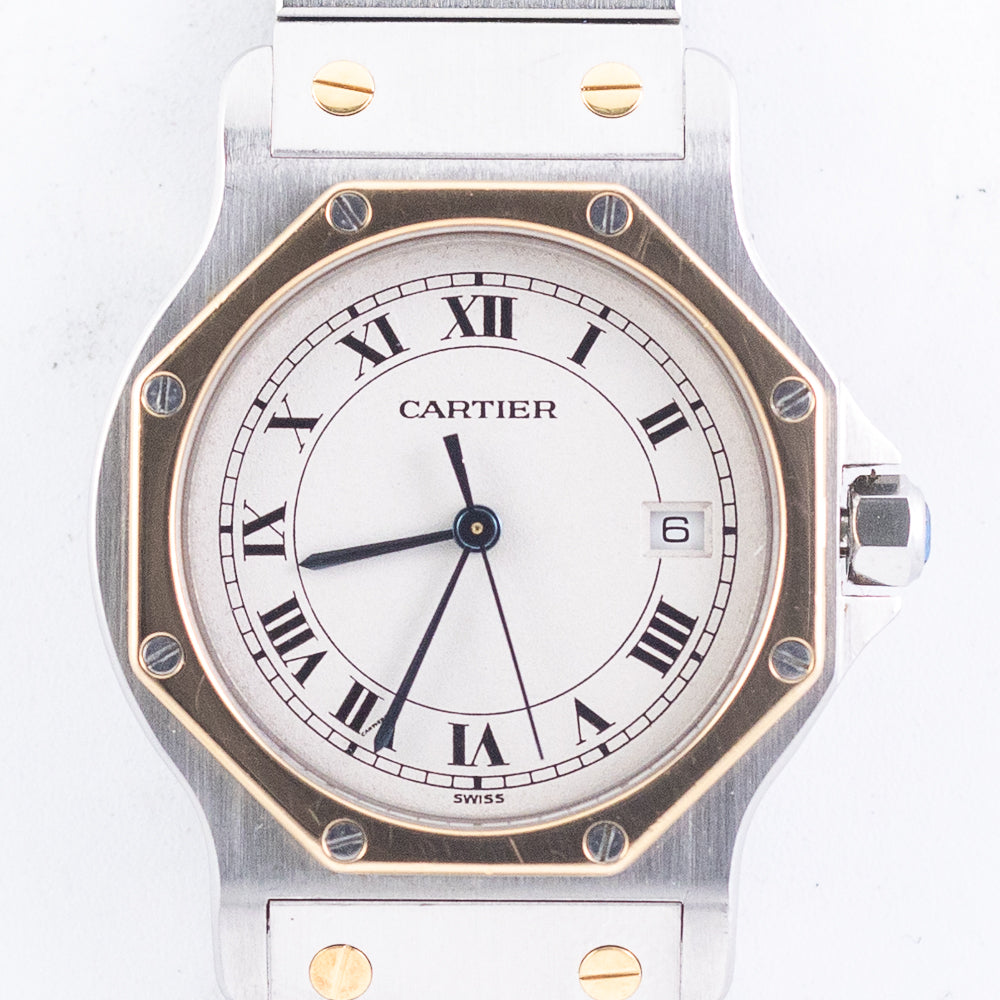 CARTIER LM SANTOS OCTAGON Ref.187902 with BOX