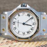 CARTIER LM SANTOS OCTAGON Ref.187902 with BOX