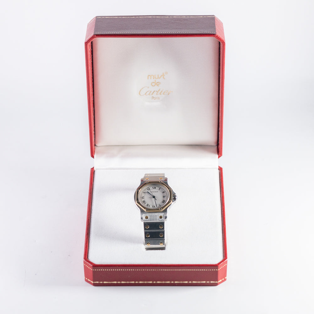 CARTIER LM SANTOS OCTAGON Ref.187902 with BOX