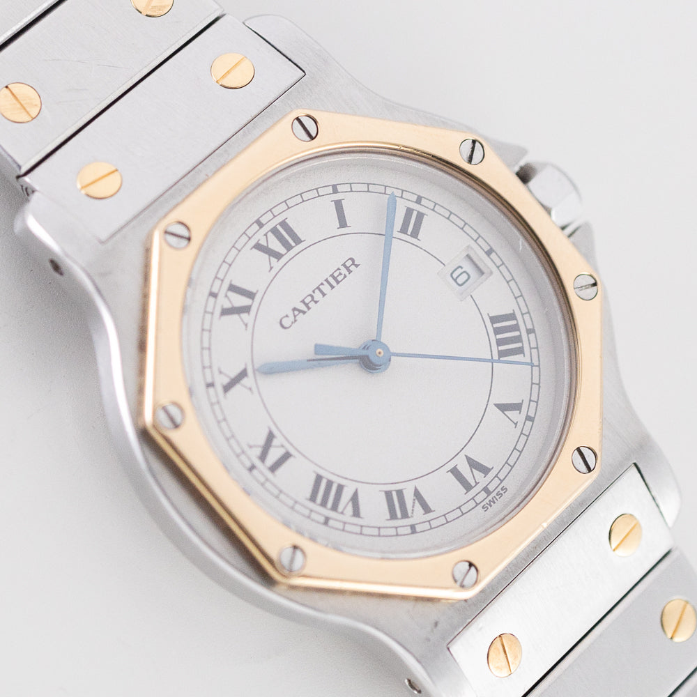 CARTIER LM SANTOS OCTAGON Ref.187902 with BOX