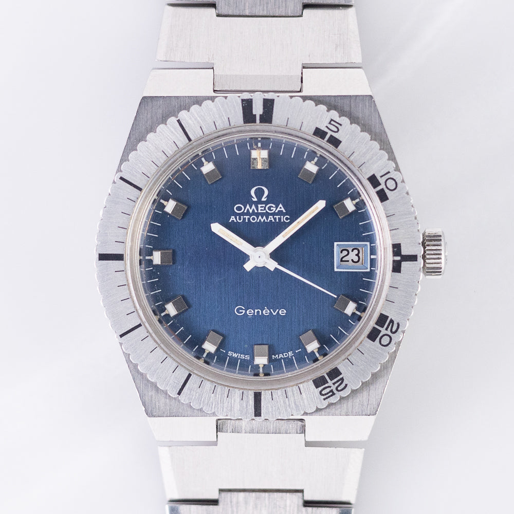 OMEGA GENEVE Diver Ref.166.0124 Blue Dial – TIMEANAGRAM