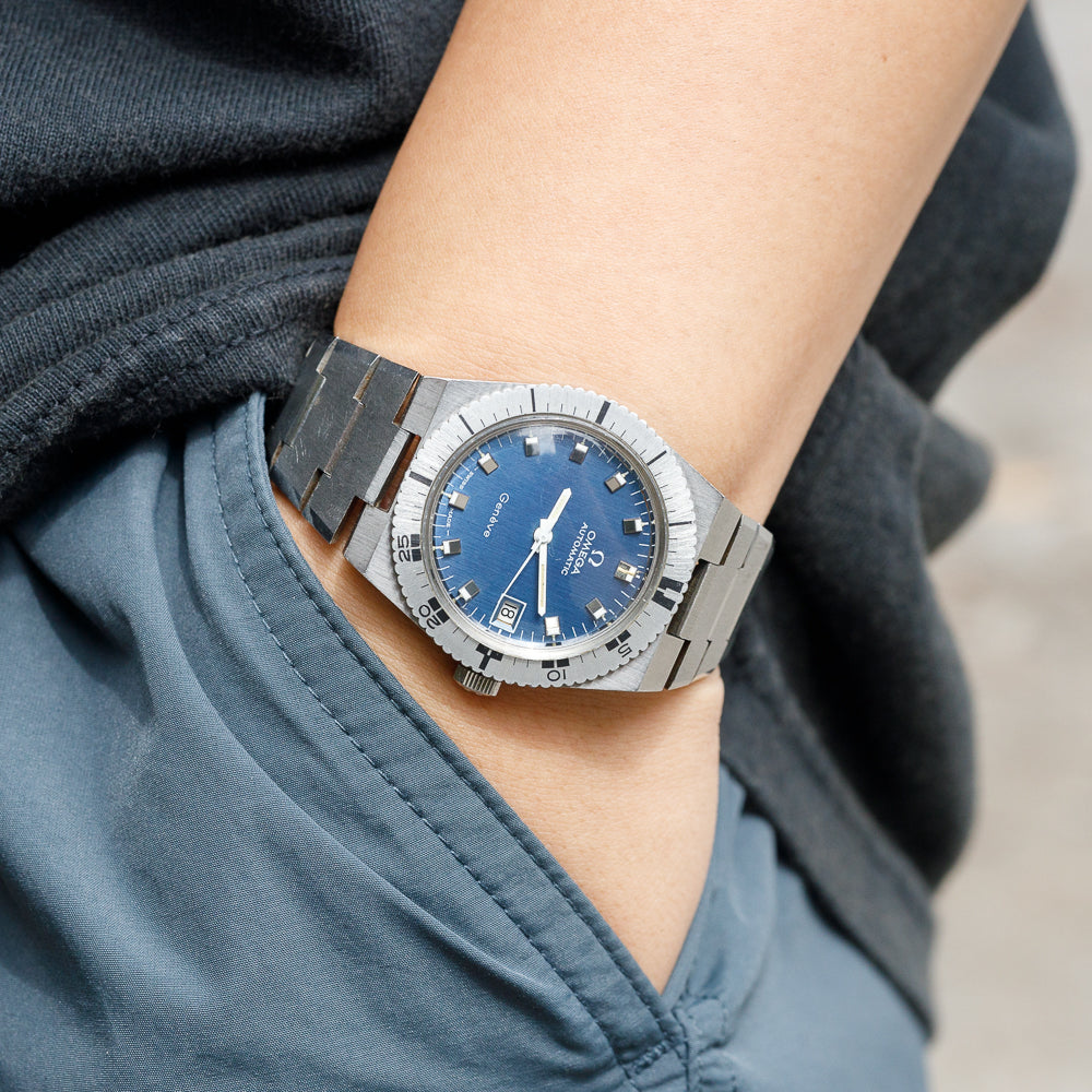 OMEGA GENEVE Diver Ref.166.0124 Blue Dial