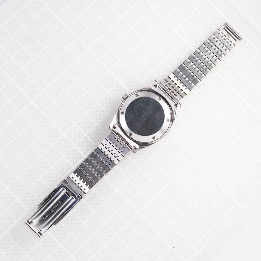 ZENITH Gray Dial Cal.2542 rare Blue Hand
