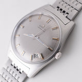 ZENITH Gray Dial Cal.2542 rare Blue Hand