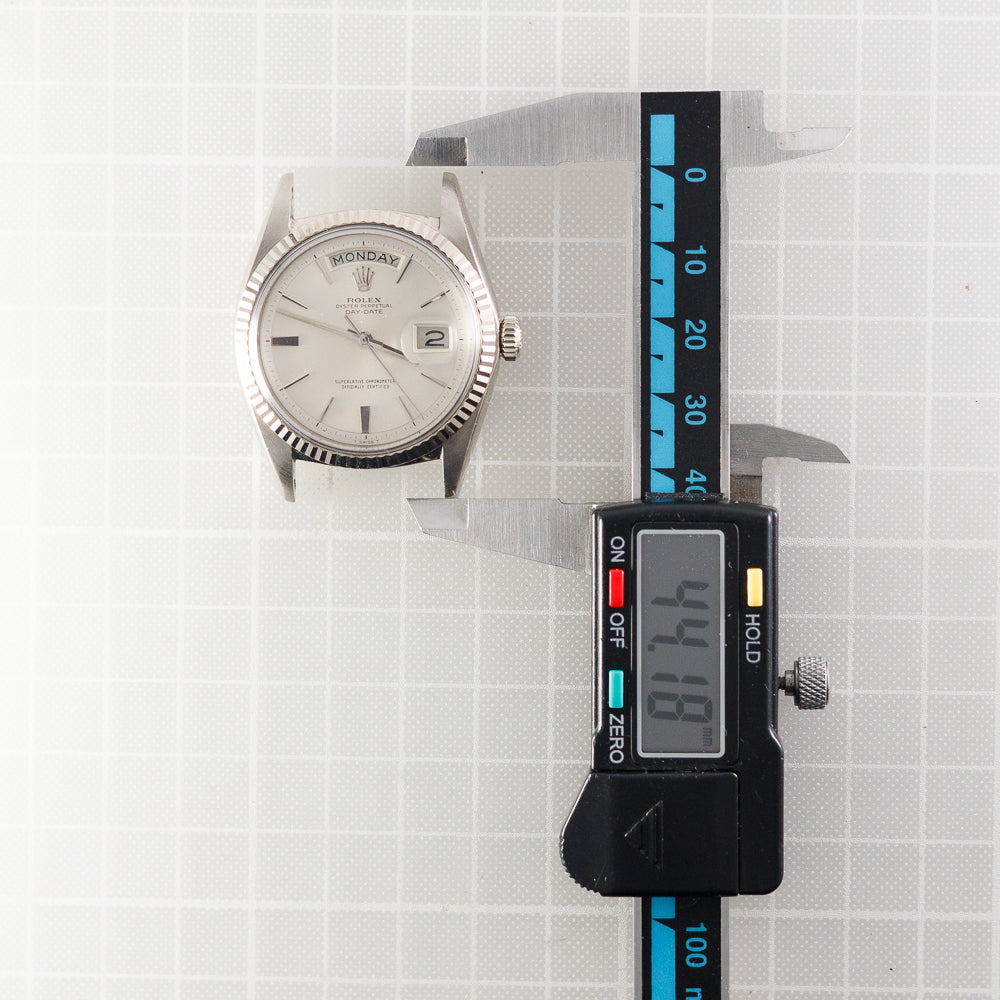 ROLEX DAY-DATE “Doorstop Dial” 18K White Gold Ref.1803