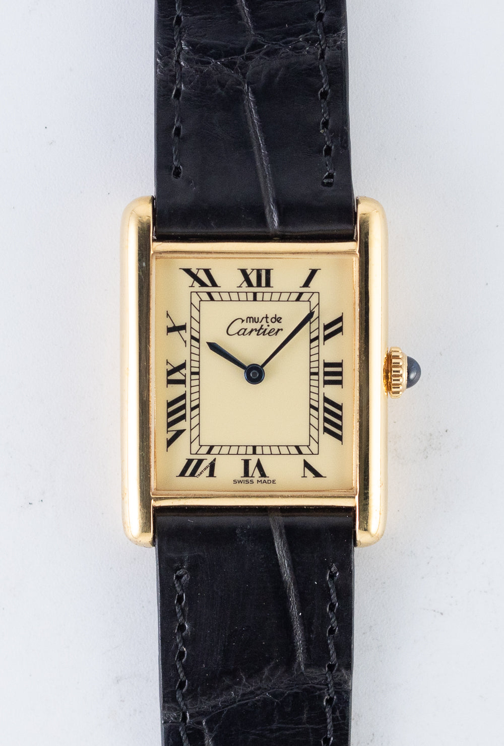 CARTIER LM must de TANK Manual Winding
