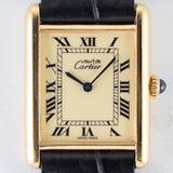 CARTIER LM must de TANK Manual Winding