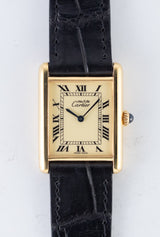 CARTIER LM must de TANK Manual Winding
