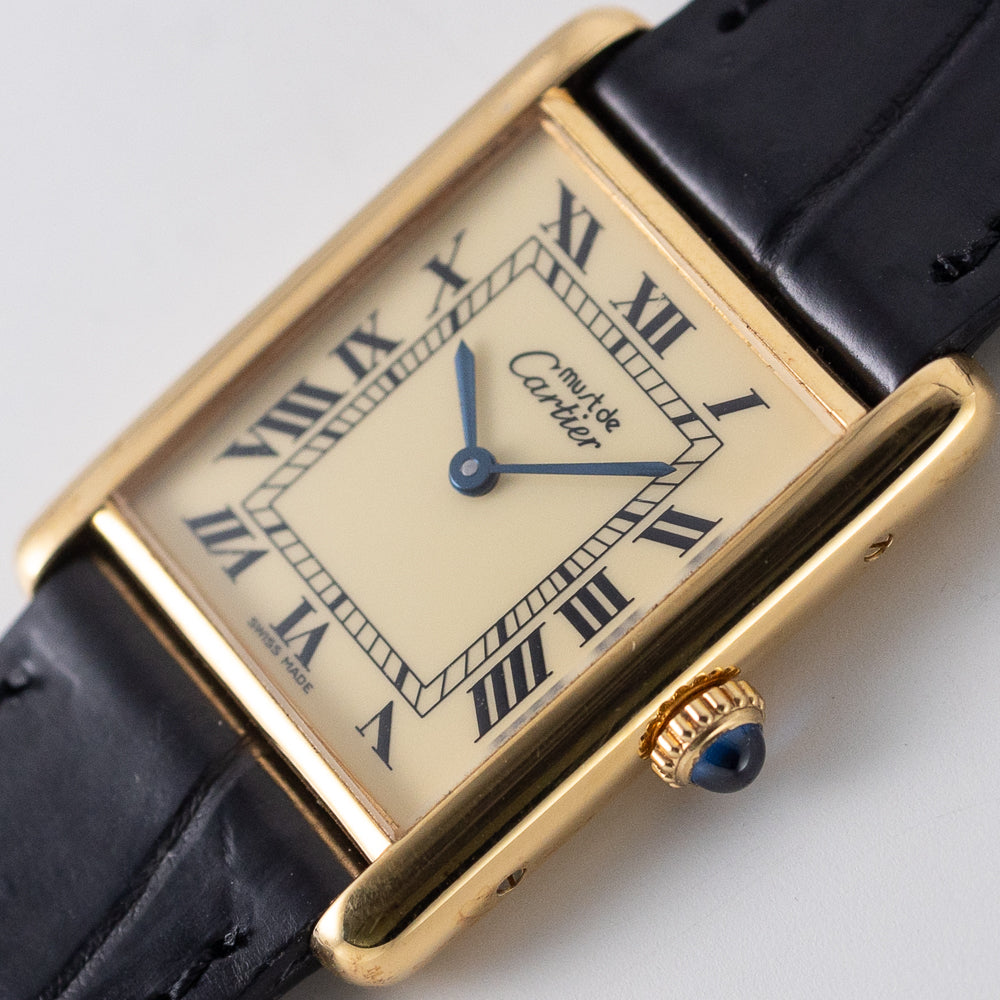 CARTIER LM must de TANK Manual Winding