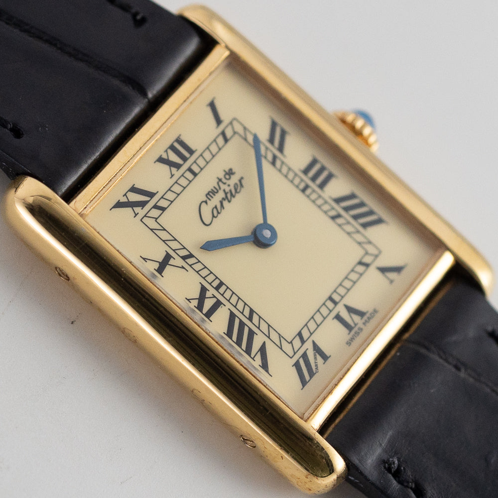 CARTIER LM must de TANK Manual Winding