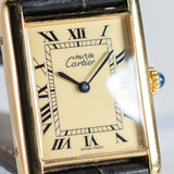 CARTIER LM must de TANK Manual Winding