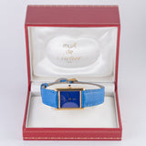 CARTIER LM MUST DE TANK LAPIS LAZURI - Like with Box
